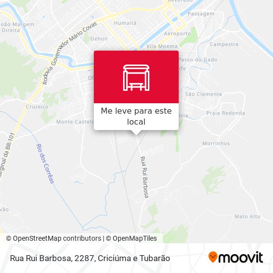 Rua Rui Barbosa, 2287 mapa