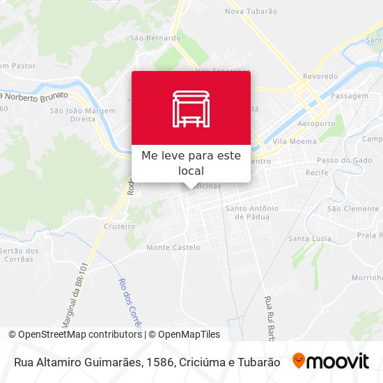 Rua Altamiro Guimarães, 1586 mapa