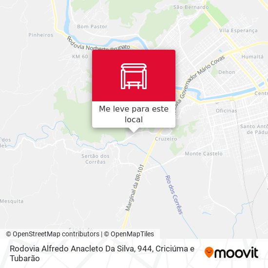 Rodovia Alfredo Anacleto Da Silva, 944 mapa