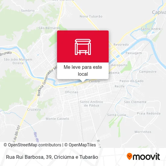 Rua Rui Barbosa, 39 mapa