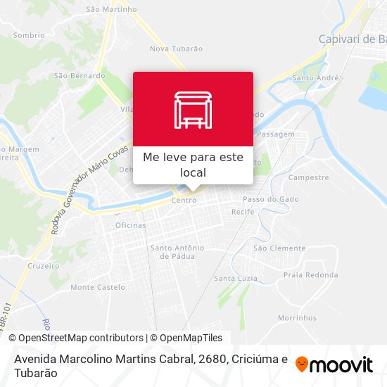 Avenida Marcolino Martins Cabral, 2680 mapa