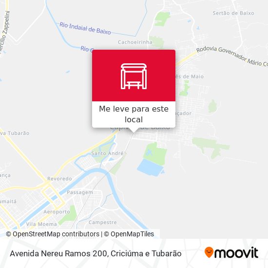 Avenida Nereu Ramos 200 mapa