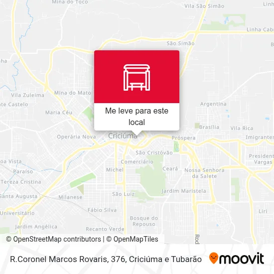 R.Coronel Marcos Rovaris, 376 mapa