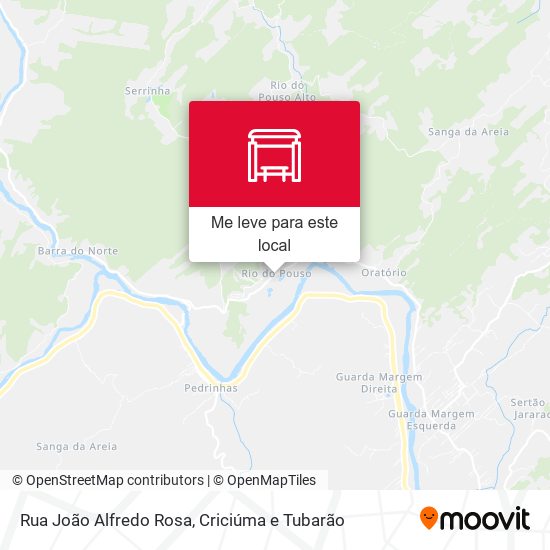 Rua João Alfredo Rosa mapa