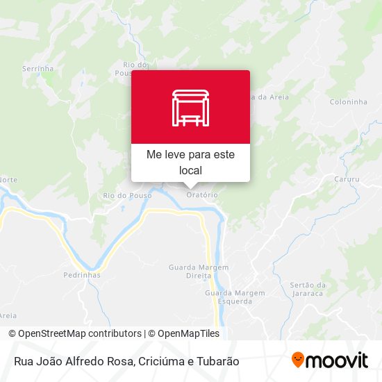 Rua João Alfredo Rosa mapa