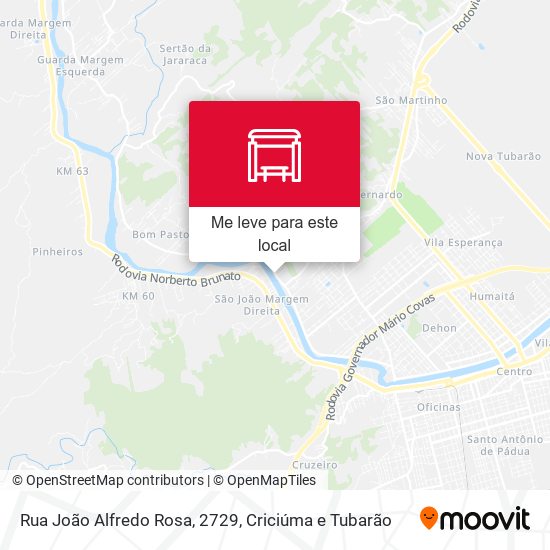 Rua João Alfredo Rosa, 2729 mapa