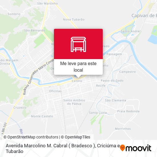 Avenida Marcolino M. Cabral ( Bradesco ) mapa