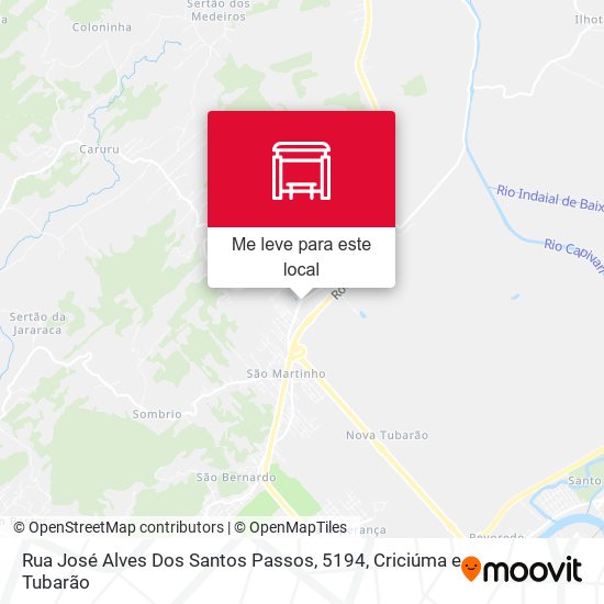 Rua José Alves Dos Santos Passos, 5194 mapa
