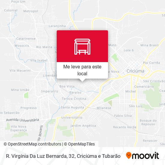 R. Virgínia Da Luz Bernarda, 32 mapa