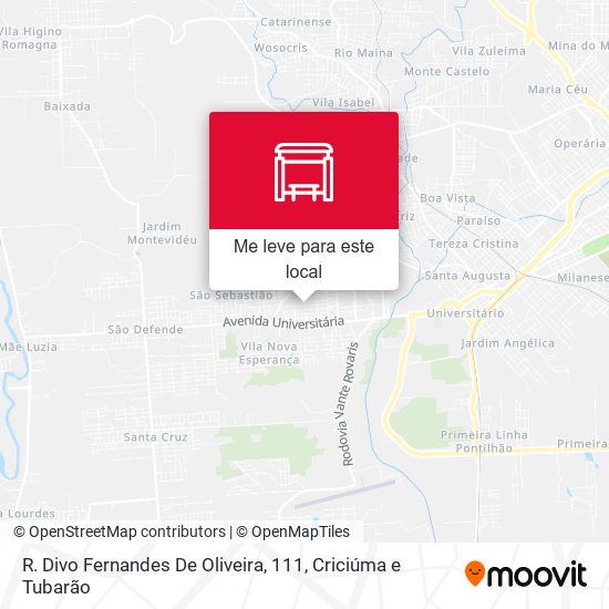 R. Divo Fernandes De Oliveira, 111 mapa