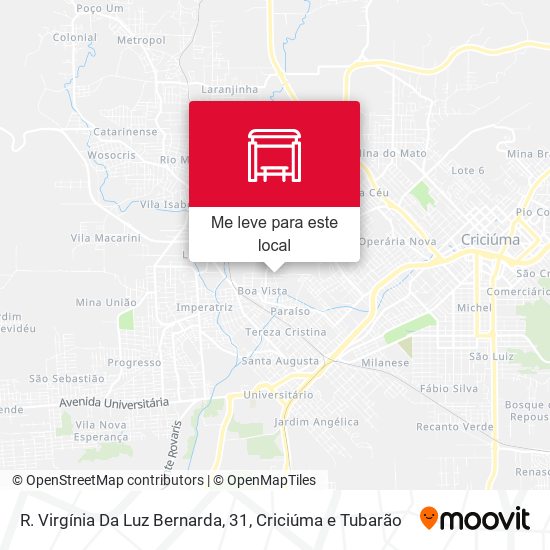 R. Virgínia Da Luz Bernarda, 31 mapa
