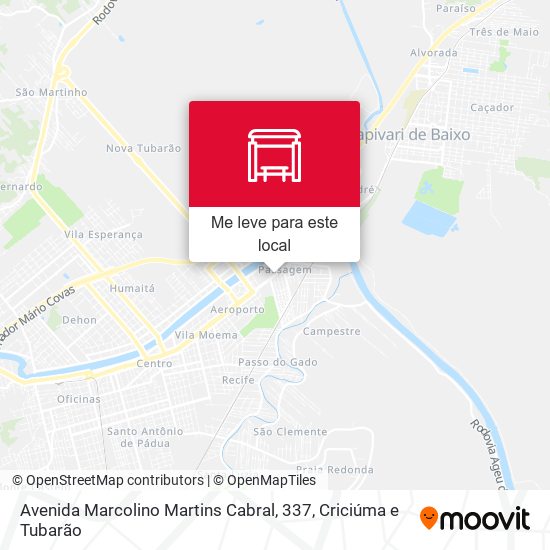 Avenida Marcolino Martins Cabral, 337 mapa