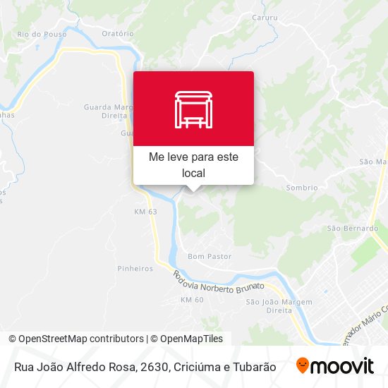 Rua João Alfredo Rosa, 2630 mapa