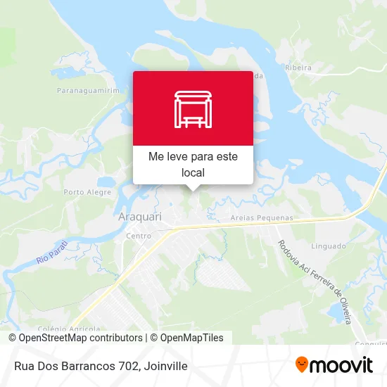 Rua Dos Barrancos 702 mapa