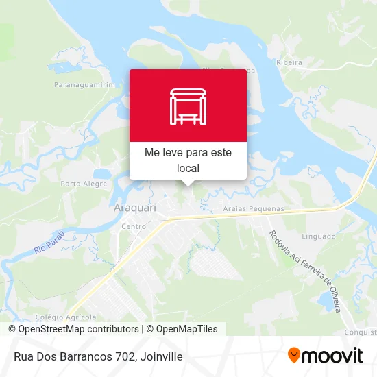 Rua Dos Barrancos 702 mapa