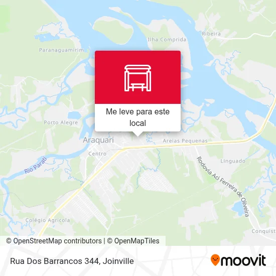 Rua Dos Barrancos 344 mapa