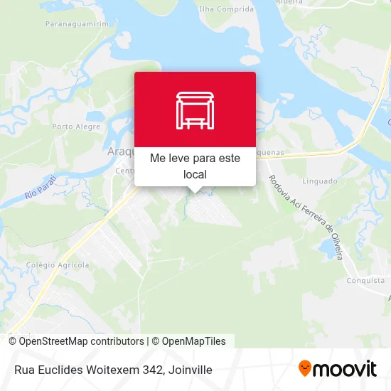 Rua Euclides Woitexem 342 mapa