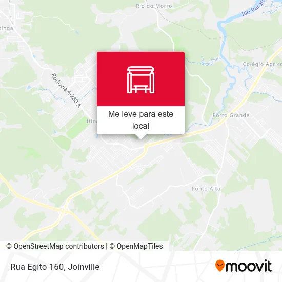 Rua Egito 160 mapa