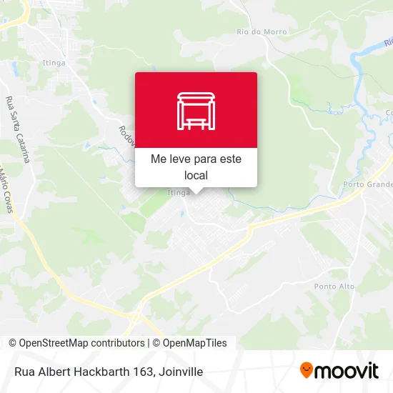 Rua Albert Hackbarth 163 mapa