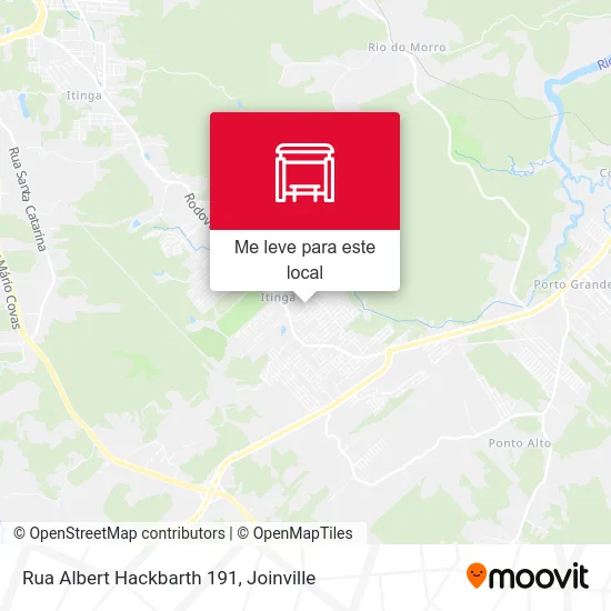 Rua Albert Hackbarth 191 mapa
