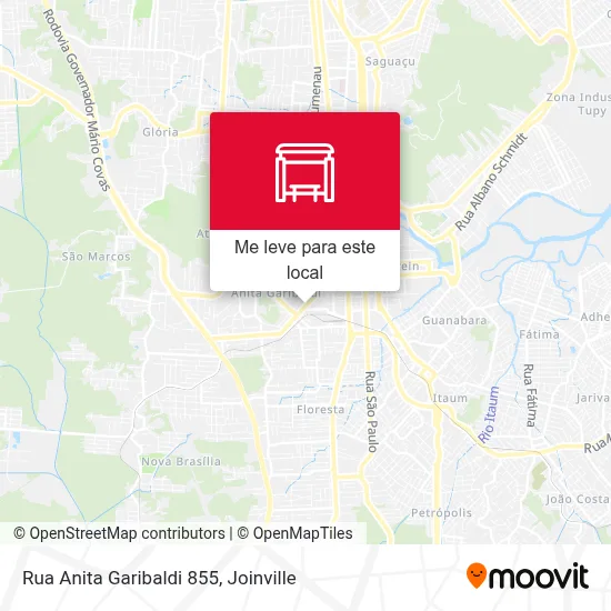 Rua Anita Garibaldi 855 mapa