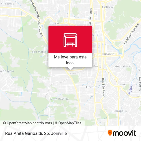 Rua Anita Garibaldi, 26 mapa