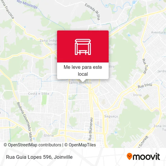Rua Guia Lopes 596 mapa