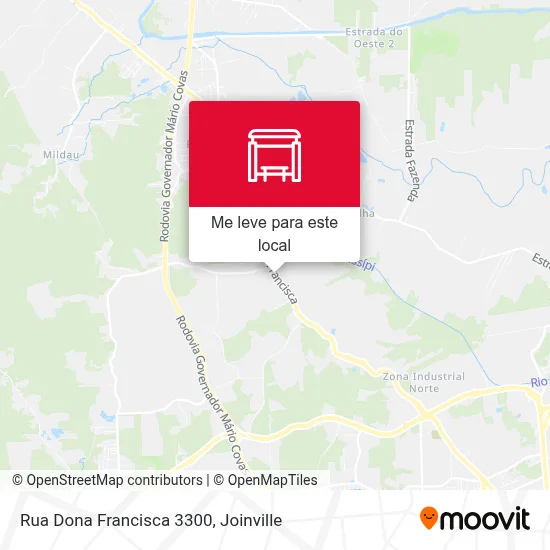 Rua Dona Francisca 3300 mapa
