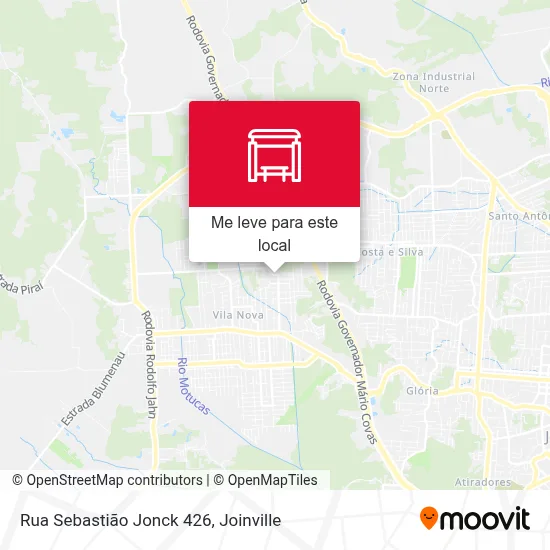 Rua Sebastião Jonck 426 mapa