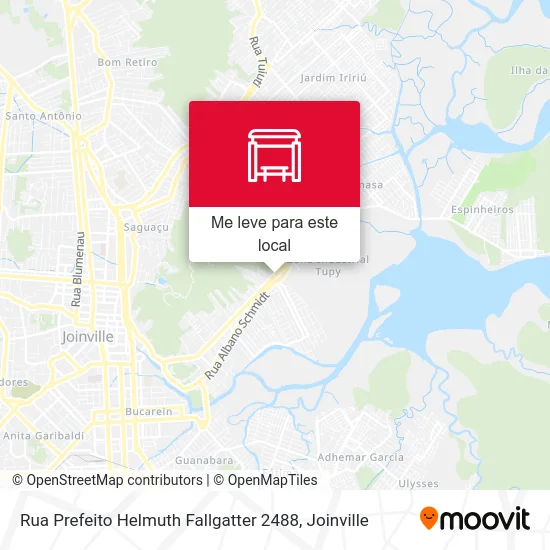 Rua Prefeito Helmuth Fallgatter 2488 mapa
