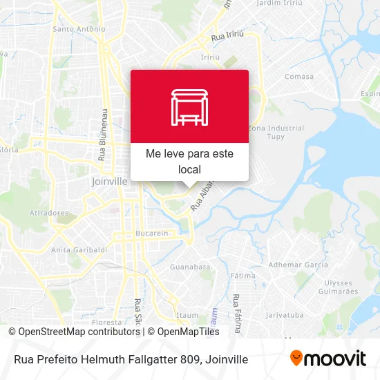 Rua Prefeito Helmuth Fallgatter 809 mapa