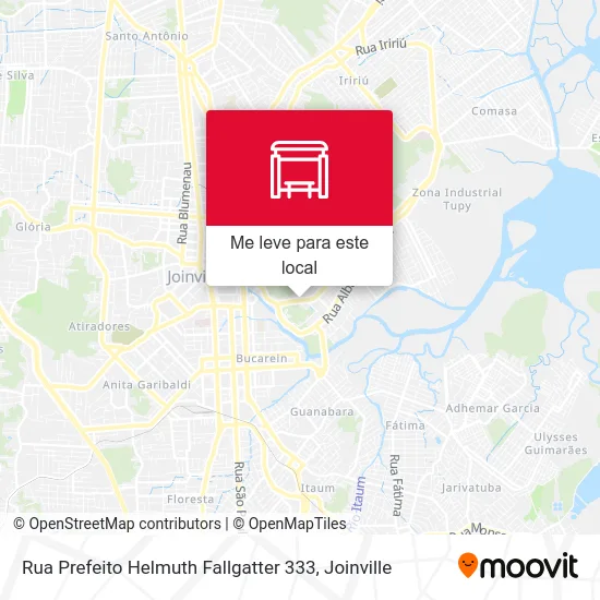 Rua Prefeito Helmuth Fallgatter 333 mapa