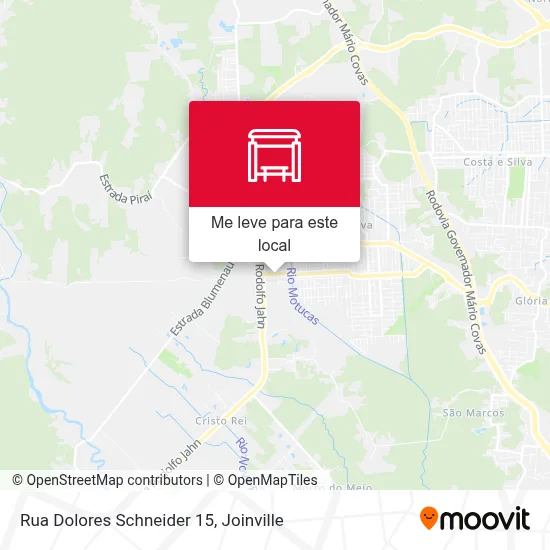 Rua Dolores Schneider 15 mapa