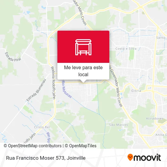 Rua Francisco Moser 573 mapa