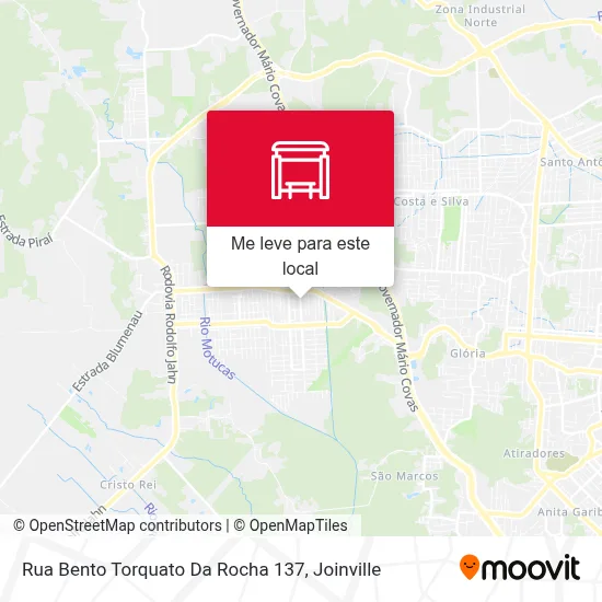Rua Bento Torquato Da Rocha 137 mapa