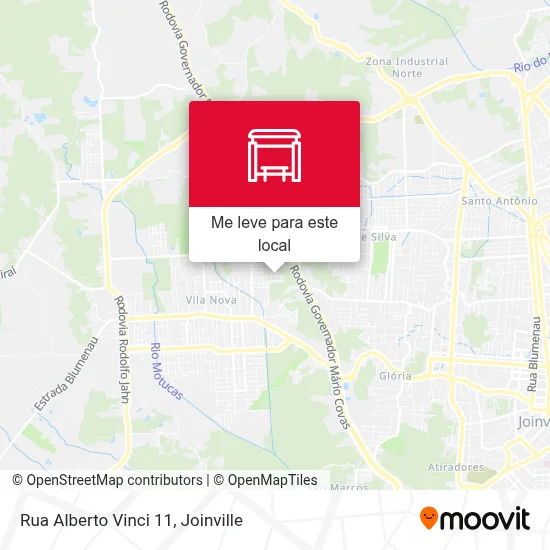 Rua Alberto Vinci 11 mapa