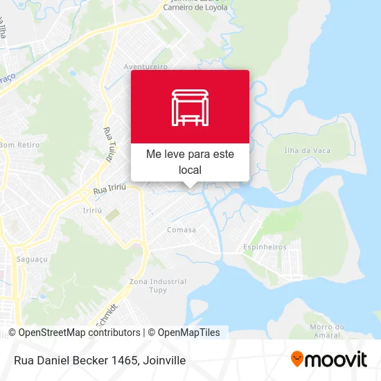 Rua Daniel Becker 1465 mapa