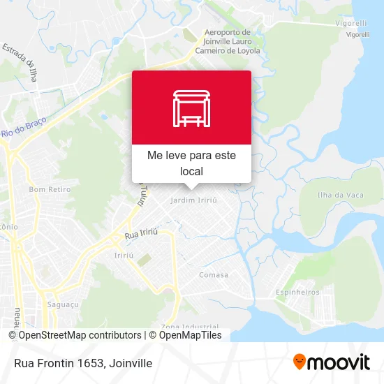 Rua Frontin 1653 mapa