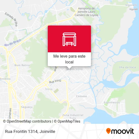 Rua Frontin 1314 mapa
