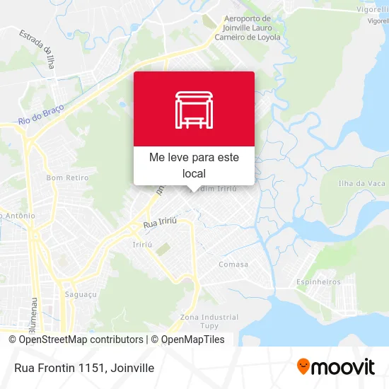 Rua Frontin 1151 mapa