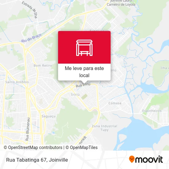 Rua Tabatinga 67 mapa