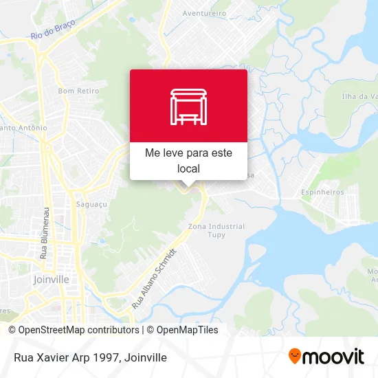 Rua Xavier Arp 1997 mapa