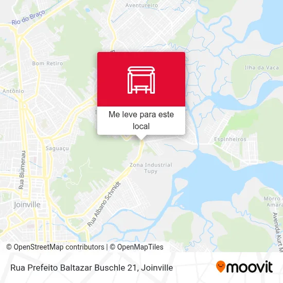Rua Prefeito Baltazar Buschle 21 mapa
