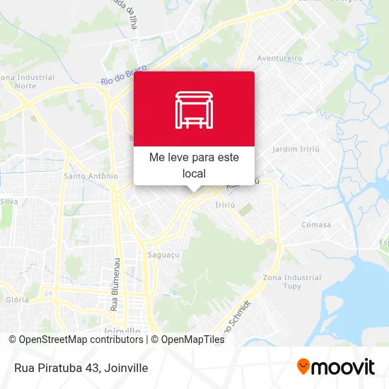 Rua Piratuba 43 mapa