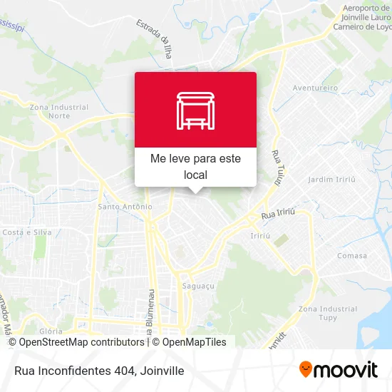 Rua Inconfidentes 404 mapa