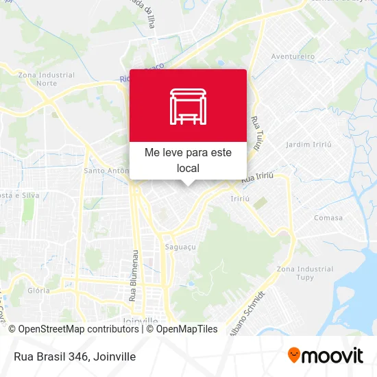Rua Brasil 346 mapa