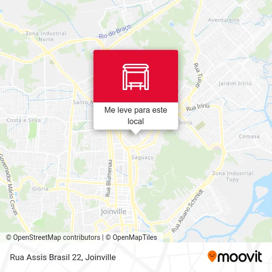 Rua Assis Brasil 22 mapa