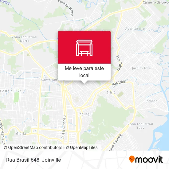 Rua Brasil 648 mapa