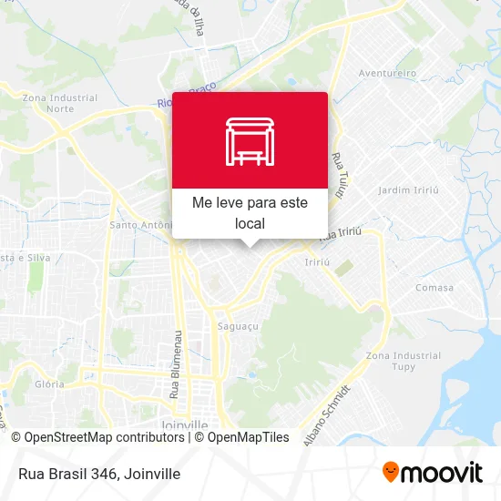 Rua Brasil 346 mapa