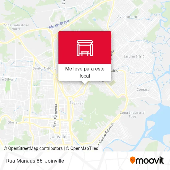 Rua Manaus 86 mapa